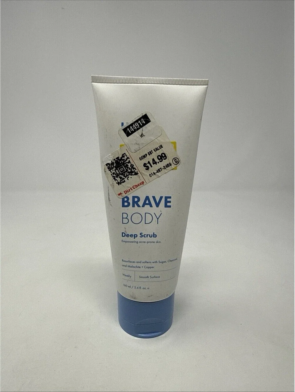 Hero Brave Body Deep Scrub Weekly Smooth Surface Exfoliating Scrub 5.4 Oz